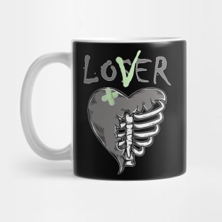 5 Retro Green Bean Loser Lover Heart Shoes 5s Green Bean Mug